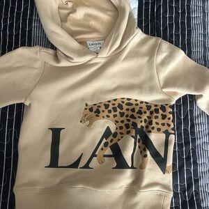 Lanvin Enfant
Hobo Cat-print flocked-finish hoodie